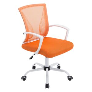 Kancelářská židle Tracy, podnož bílá Barva Oranžová