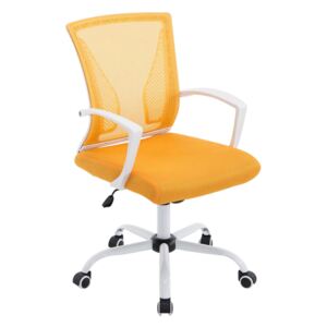 Kancelářská židle Tracy, podnož bílá Barva Žlutá