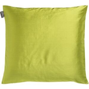 Linum Povlak polštáře Dupion v jarní zelené Rozměr: 40 x 40 cm