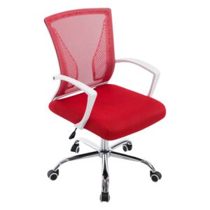 Kancelářská židle Tracy, podnož chrom Barva Červená