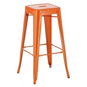 Kovová barová židle Josh Barva Oranžová