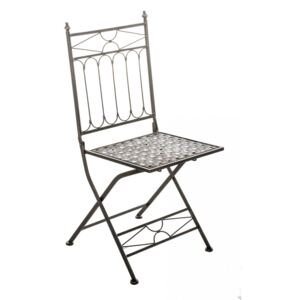 Skládací kovová židle GS19899 Barva Bronzová