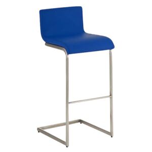 Barová židle DS34999 nerez Barva Modrá