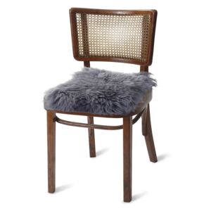 Wooline Podsedák na židle z ovčích kůží šedý
