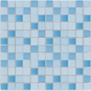 SP Keramická mozaika modrá Světle modrý mix lesklý 23 2,3x2,3 (30x30) cm - 80011.3H
