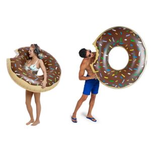 B2B Obří nafukovací Donut 100 cm, hnědá