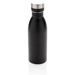 XD Design, láhev na vodu z nerezové oceli, 500 ml, černá