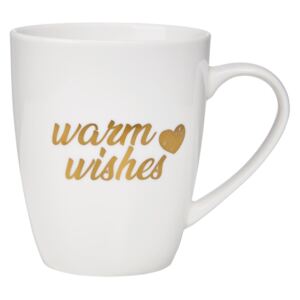 WHITE XMAS Hrnek "Warm Wishes" 350 ml
