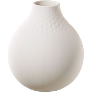 Villeroy & Boch Collier Blanc porcelánová váza Perle, 12 cm