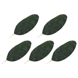 Umělé listy banánovník 5 ks zelené 50 cm