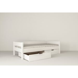 Dětská postel z MASIVU BUK - MIA 200x90cm - bílá
