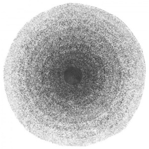 Sebra Háčkovaný černobílý polštář, 100% bavlna, výplň polystyren, 50 x 15 cm
