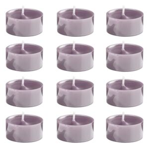 COULEURS Čajová svíčka set 12 ks - pastelově fialová