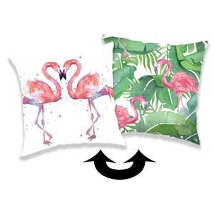 Polštářek s flitry Flamingo 01