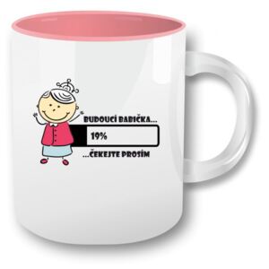 Hrnek - Budoucí babička Růžová 330 ml