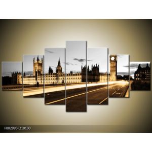 Obraz osvětleného Westminsterského opatství (F002995F210100)