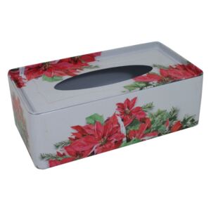 Plechová krabička na tissue Vánoční hvězda