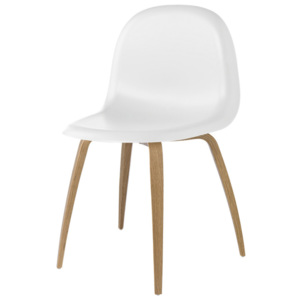 Gubi Židle 3D Dining Chair, white cloud/oak