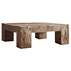 Stará Krása – Ruční výroba Konferenční stolek ze starých trámů 30 x 50 x 50