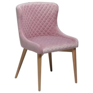 Židle DanForm Vetro, růžový samet