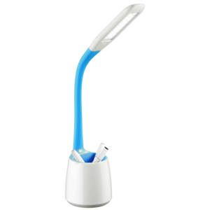 Platinet PDLJ5 LED stolní lampička s úložným prostorem modrá