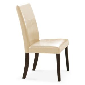 Jídelní židle KAMRANESA – wenge/béžová