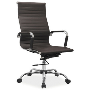 Kancelářská židle ORIGINAL, 104-112x55x47x48-56, hnědá