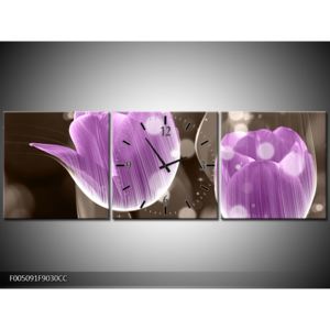 Obraz světle fialových tulipánů (F005091F9030CC)
