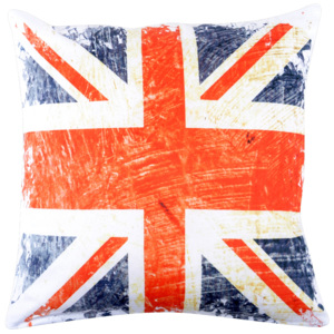 Polštář ENGLAND barevná MyBestHome 40x40cm fototisk 3D motiv anglické vlajky Varianta: Povlak na polštář, 40x40 cm