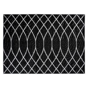 Moderní kusový koberec BALI C429A černý / bílý Rozměr: 80x150