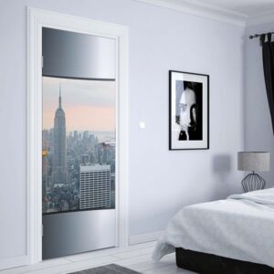 GLIX Fototapeta na dveře - New York City Skyline | 91x211 cm
