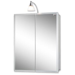 Jokey Aluhit Zrcadlová skříňka - hliník š. 53 cm, v. 77 cm, hl.13 cm, 224012020-0190