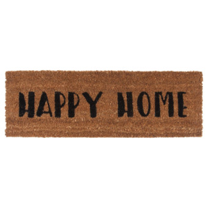 Rohožka Happy Home Present Time (Barva- hnědá, černý nápis)