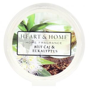 Heart & Home Vonný vosk Bílý čaj a eukalyptus 26g