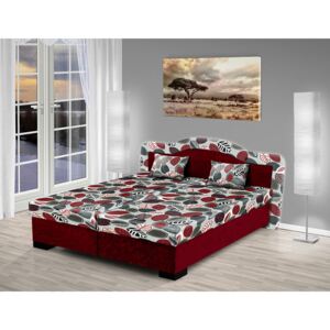 Nabytekmorava Čalouněná postel s úložným prostorem Zuzana 170 Barva: bordó