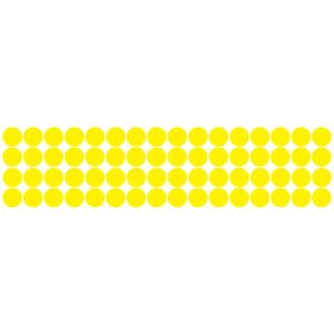 Samolepka na zeď PUNTÍKY Barva: žlutá