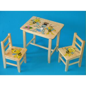 Dětský Stůl s židlemi Mája + malý stoleček zdarma !! (+ malý stoleček zdarma !!)