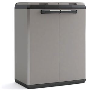 Keter Recyklační box na třídění odpadu Split Basic šedý a černý 85 cm