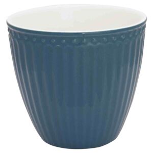GreenGate porcelánový hrnek na latté Alice Ocean Blue 300ml