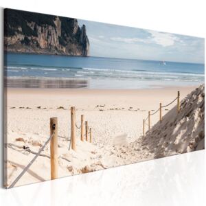 Obraz na plátně Bimago - Beach path 150x50 cm