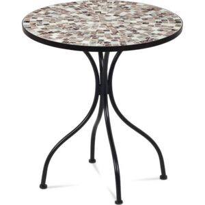 Stůl kovový s mozaikovou deskou JF2206 Art