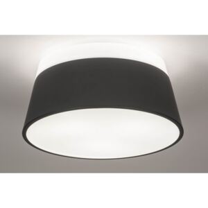 Stropní designové LED svítidlo Mannes Qualta 45 Black (Nordtech)