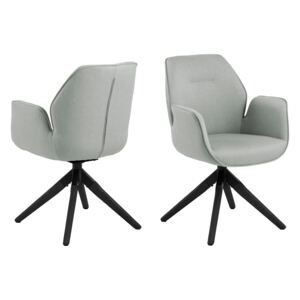 Designová židle Ariella šedá - černá