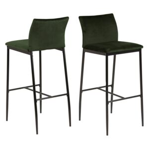 Designová barová židle Midena olivová