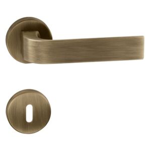 Dveřní kování MP Cinto-R 2732 (OGS) - BB klika-klika otvor pro obyčejný klíč/OGS (bronz česaný mat)