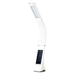 Immax LED stolní lampička LEATHER WHITE bílá