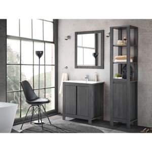 Koupelna - CLASSIC grey, 80 cm, sestava č. 2, norská borovice
