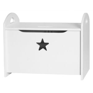 Kids Concept Box na hračky dřevěný Star White