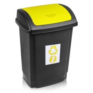 Koš na odpad recykl.25l žlutý