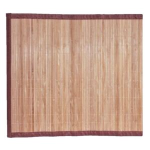 Bamboozone Rohož bambusová, s textilií, hnědá, 70 x 300 cm